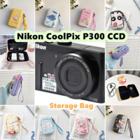 [Sản phẩm mới] Dành cho Túi đựng máy ảnh Nikon CoolPix P300 CCD Kích thước 10x16.2cm Hoạt hình đơn giản với túi chống nước Túi đựng máy ảnh