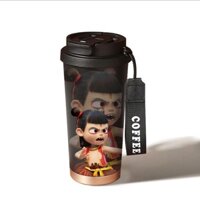 Sản phẩm mới Giảm giá hấp dẫn [Tỷ lệ mua lại 40%] Nezha 2 Magic Boy Haunted Sea 316 Bình giữ nhiệt bằng thép không gỉ Ống hút nam nữ Sử dụng kép Dung tích lớn Xe ô tô ưa thích Cốc cà phê