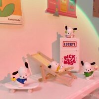 [Sản phẩm mới. Giảm giá] Hình Sanrio Pochacco siêu dễ thương, hộp mù, phụ kiện DIY sáng tạo, trang trí bàn làm việc, búp bê trang trí bánh