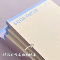 Sản phẩm mới Hàng có sẵn B5 Soda Giấy bắn nước lấp lánh có thể xé được Phong cách có giá trị cao Học sinh Học tập chuyên dụng Giấy kịch bản siêu dày20250401