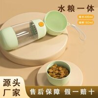 Sản phẩm mới Hàng có sẵn [Bộ sưu tập người 702] Pet Tinkerbell Pet Đi chơi Đài phun nước uống Bảo quản thực phẩm Cho ăn Cốc đi kèm di động Chai nước cho chó Cốc nước đi bộ cho chó20250226
