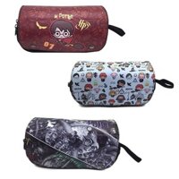 Sản phẩm mới Hàng có sẵn Phim Truyền hình Hàng hóa Harry Potter Dây kéo đôi Hộp đựng bút chì Hogwarts Academy of Magic Pencil Case Pen20250210