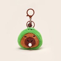 Sản phẩm mới Hàng có sẵn JINNEW Kapibara Mặt dây chuyền Túi đi học Móc khóa Cross-Dressing Capybara Doll Spit Bubble Đồ chơi sang trọng Quà tặng nhỏ
