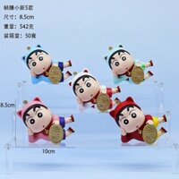 Sản Phẩm Mới Hàng Hóa Crayon Shin-Chan Hình 6 Phong Cách Nằm Thắng Shin-Chan Hình Đồ Trang Trí Búp Bê Viên nhộng