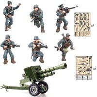 Sản phẩm mới Khối lắp ráp quân sự Người lính Mỹ khớp nối có thể di chuyển Người lính Thế chiến II Quân đội Đức Đồ chơi giáo dục cho bé trai JOEZ