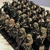 Sản phẩm mới khối xây dựng quân sự Mới Thành Phố Cảnh sát đặc biệt Búp bê người lính đặc biệt người lính Đồ chơi lắp ráp cậu bé cảnh sát đặc biệt 3ERO