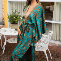 Sản Phẩm Mới Ngoài Lưới Đa Dạng Nam Nữ Dài Cardigan Nam Nữ Cùng Phong Cách Bộ Đồ Ngủ Rời Đẹp Trai In Hình Áo choàng Tắm Kimono