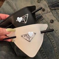 Sản Phẩm Mới Nhà Tam Giác Logo Châu Âu Và Mỹ Tính Khí Retro Phong Cách Da Pu Tóc Nĩa Mũ Đội Đầu Cá Tính