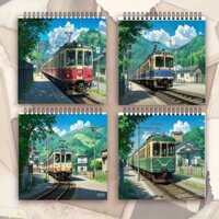 sản phẩm mới-Nong Yang-A4 21cm*29cm-sách tô màu theo số-sách tô màu chữa lành-Anime Makoto Shinkai-Hayao Miyazaki-tranh tô màu-quyển tô màu-sách tô màu chữa lành--tranh số hoá --tranh tô màu--tranh tô màu theo số--sách tô màu chữa lành-cuốn tô màu-