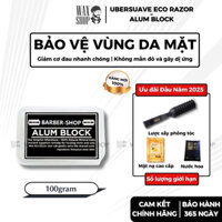 [Sản phẩm mới] Phèn nhôm Barber-shop Alum Block 100g phèn cạo râu, ngừa đau rát da - Waxshop