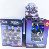 Sản phẩm mới Thành Phố Cảnh sát đặc biệt đồng bằng người mù Túi quân sự sấm sét đội đặc biệt Búp bê đồ chơi nổi tiếng trên mạng lắp ráp Quà Tặng trẻ em Y3MO