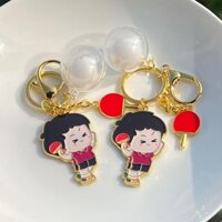 [Sản phẩm mới tự làm] Satou Sun Yingsha Mặt dây chuyền Móc khóa Bóng bàn Thần tượng Hỗ trợ Hàng hóa