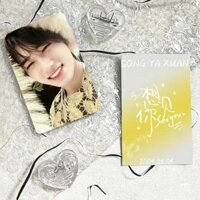 [Sản phẩm mới tự làm] Song Yaxuan Photocard Bài hát mới Kẹp tóc Hoa Tự in Thẻ góc tròn 10cm Hỗ trợ hàng hóa