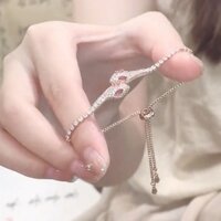 Sản phẩm mới * Vòng tay rắn nhỏ Nữ màu hồng hình con rắn Tính khí Vòng tay phong phú đơn giản Ánh sáng sang trọng Niche Vòng tay cao cấp tinh tế Bán buôn 3.10 ZM