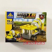 Sản phẩm mới Xe nâng Kaizhi Khối xây dựng Công trình thành phố Đồ chơi giáo dục cho bé trai Quà tặng Xe tăng Máy bay Xây dựng YCOM