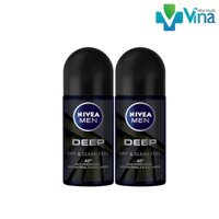 Sản phẩm ngăn mùi Nivea Men Than Hoạt Tính, Chai Lăn 25-50ml và chai Xịt 150ml