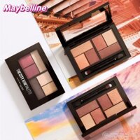 [Sản phẩm phổ biến] Bảng phấn mắt sáu màu Maybelline / Maybelline New York ins Màu đất đi lại Tất cả các trận đấu Giảm sưng tấy Không bay Phấn mắt Pearlescent Matte Eyeshadow Trang điểm