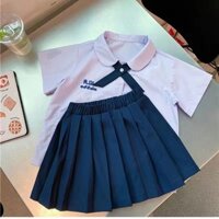 Sản phẩm phổ biến Phong cách Preppy Thái Học sinh tiểu học mùa hè Đồng phục lớp tốt nghiệp Đồng phục mẫu giáo Bé gái Đồng phục đi học Thái Lan Thời trang Váy JK Suit 'imn