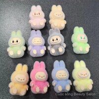 [Sản phẩm phụ] Mini Labubu Thế hệ thứ hai Đồ trang trí mini ngồi bằng vải nhung Tổng cộng 10 kiểu 3.5CM Phụ kiện thủ công Trang trí treo