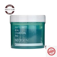 (Sản phẩm pp chính hãng) [60 Miếng] Tẩy Tế Bào Chết Than Tre Neogen Dermalogy Real Charcoal Pad 150ml