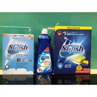 SẢN PHẨM SOFISH : HỘP 50 VIÊN - MUỐI 1KG - BÓNG 500ML - Dùng cho các máy rửa bát - sản phẩm không mùi an toàn sử dụng