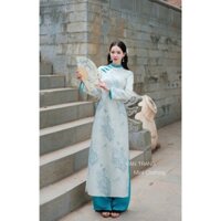 Sản phẩm thiết kế Mint Clothing: Áo dài Vân Trang (kèm quần) - Đảm bảo nhận trước tết