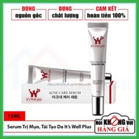 [SẢN PHẨM TRỊ MỤN] Serum Hỗ Trợ Đặc Trị Mụn Tận Gốc Và Làm Đầy Sẹo Acne Care Serum 15Ml It's Well Plus | Chính Hãng