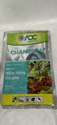 Sản phẩm trừ nấm hồng CHAMPION 77WP gói 100g