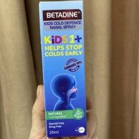 Sản phẩm vệ sinh mũi Betadine Kids Cold Defense Nasal spray