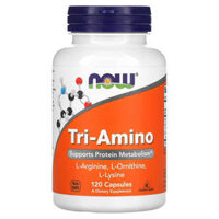 Sản phẩm viên nang NOW Foods Tri-Amino 120 viên của NOW Foods
