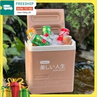 [sẵn] Phích Đựng Đá Vuông 12L, 18L Hokori Giữ Nhiệt Siêu Lâu Bản Giới Hạn Nhựa Việt Nhật Cao Cấp, Thùng Đá Vuông 3917