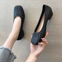 [SẴN-RẺ]  【2841Mọi Người Khen Ngợi】Giày đi mưa bốn mùa cho phụ nữ, giày nước thấp miệng, giày cao s