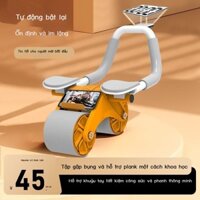 [SẴN-RẺ]  Bánh xe tập bụng tự động phục hồi khuỷu tay hỗ trợ bài tập uốn bụng cơ bụng tạo tác thiết