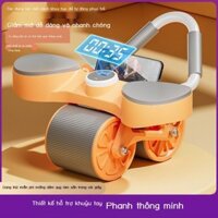 [SẴN-RẺ]  Bánh xe tập bụng tự động phục hồi tại nhà Bánh xe tập bụng nam nữ Bài tập giảm béo cơ bụn