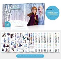 [SẴN-RẺ]  Frozen Trẻ Em Dán Móng Tay Hình Dán Xăm Hộp Quà Tặng Bé Gái Công Chúa My Little Pony Đồ C