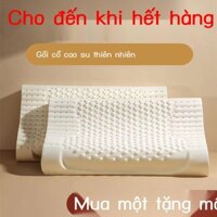 [SẴN-RẺ]  Gối cao su massage tự nhiên Thái Lan, bảo vệ đốt sống cổ, gối ký túc xá sinh viên trưởng