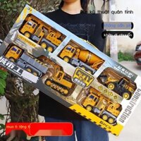 [SẴN-RẺ]  Kỹ Thuật Lớn Bộ Xe Đào Xe Máy Xúc Trộn Cần Trục Xe Bé Trai Tặng Đồ Chơi Trẻ Em