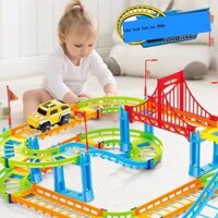 [SẴN-RẺ]  Lắp ráp điều khiển từ xa mẫu mới ra mắt ô tô 2 tuổi tàu lượn siêu tốc đồ chơi đường ray x