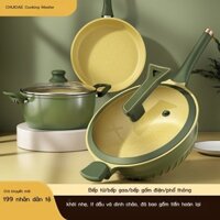 [SẴN-RẺ]  Nồi Bộ Đá Maifan Nồi Chảo Sữa Nồi Canh Nồi Chảo Chống Dính Chảo Bếp Gia Đình