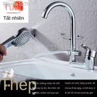 [SẴN-RẺ] ❈○Vòi nước nóng lạnh hai hố kết nối được với máy giặt, nhà tắm, chậu đa năng, rửa có sen, đôi