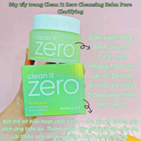 [Săn Sale] 100ml Duty free Sáp Tẩy Trang Thuần Chay Banila Co Cho Mọi Loại Da Clean it Zero Original Cleansing