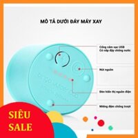 SĂN SALE GIÁ RẺ Máy Xay Sinh Tố Cầm Tay Bingo ,Máy Xay Mini 4 Lưỡi Cổng Sạc USB Đa Năng