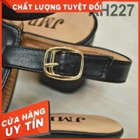 (Săn Sale) Giày Cao Gót Nữ Mũi Vuông_Quai Cài Đế Vuông 5cm
