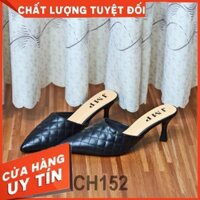 (Săn Sale) Giày Cao Gót Nữ Mũi Nhọn Cao 5cm