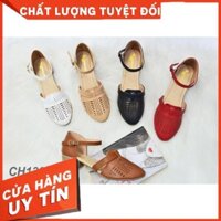 (Săn Sale) Giày Sandal Nữ Họa Tiết Laze_BẢO HÀNH 12 THÁNG