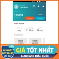 SĂN SALE NÀO BÀ CON SIM 4G VIETTEL D900 DÙNG DATA toàn bộ một năm TẶNG 7GB/THÁNG x 12 THÁNG .....