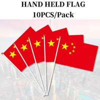 [Sẵn sàng] 10 gói cầm tay Cờ Singapore Cờ Vietnam Cờ dính Cờ Mini nhỏ Cờ tròn Quốc gia Quốc gia Trang trí tiệc Đồ dùng cho cuộc diễu hành Thể thao World Cup