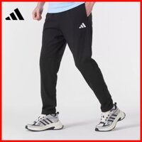 ♞,♘,♙[Sẵn sàng] 100% Logo thêu nam Adidas chính hãng Quần dây rút dệt kim Peplum đơn giản JY8568 24fw