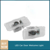 [Sẵn Sàng] 2 Đèn LED Cửa Ô Tô Cửa Ô Tô Đèn Chào Mừng Logo Máy Chiếu Bóng Ma Cho Xe Đạp Peugeot 206 307 406 408 508 607