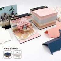 [Sẵn sàng 3d Notes] Ưu đãi đặc biệt 3d Giấy khắc ba chiều Harry Potter Hàng hóa Tòa nhà lâu đài Nước mắt Lịch ngoại vi diy Trang trí sinh nhật